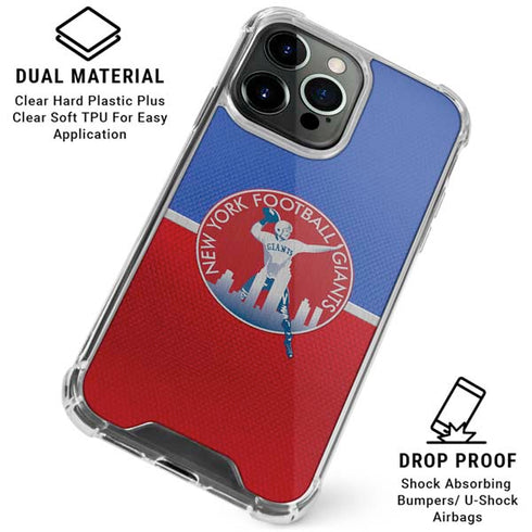 NFL New York Giants Vintage iPhone 16 Pro Clear Case